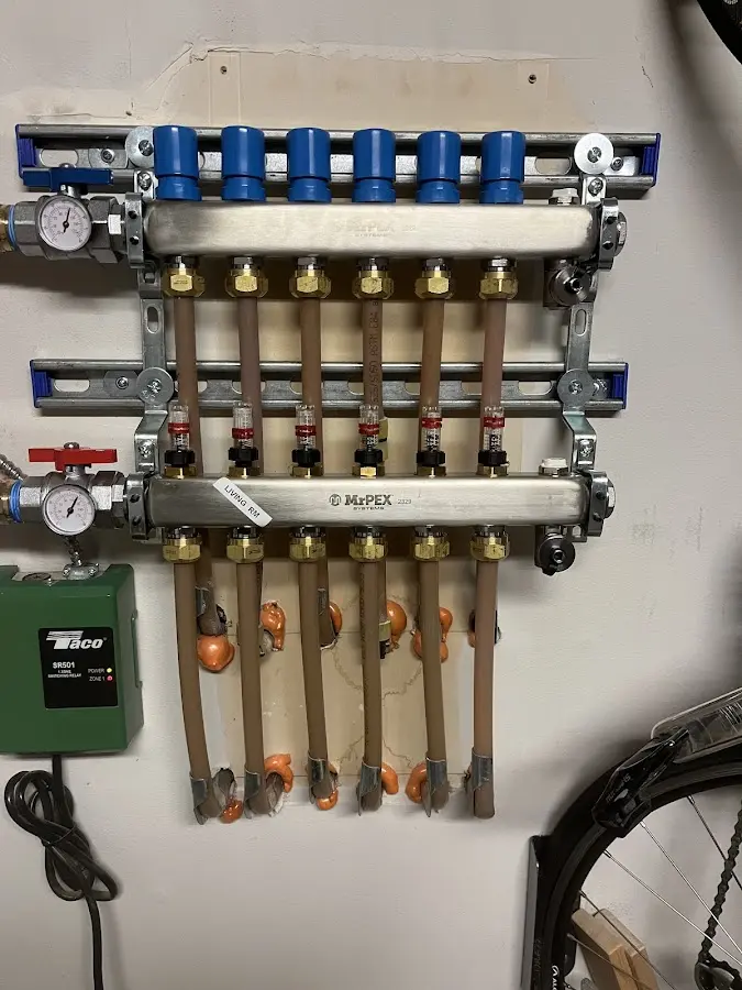 Plumber performing Leak Detection at a residential property in McHenry